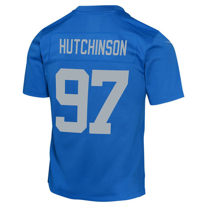 Aidan Hutchinson Detroit Lions Youth Game Jersey - Blue | Nike online