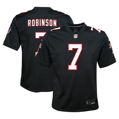 Bijan Robinson Atlanta Falcons Youth Game Jersey - Black | Nike cheap