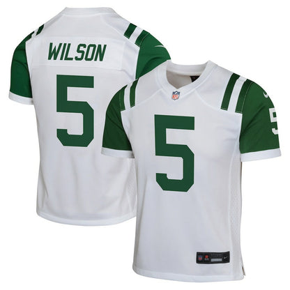 Garrett Wilson New York Jets Youth Game Jersey - White | Nike discount