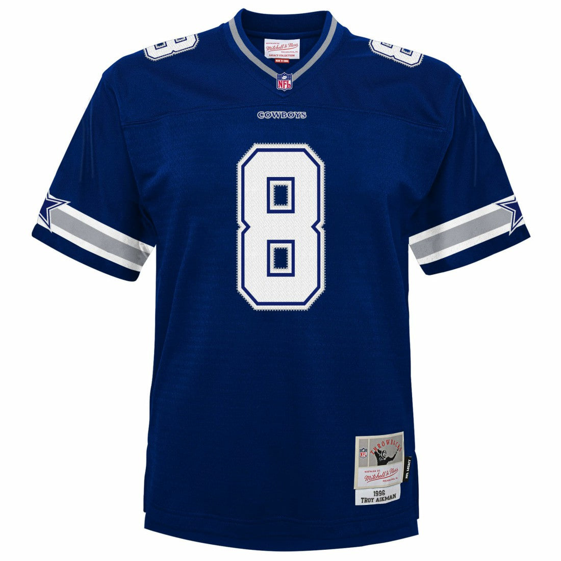 Troy Aikman Dallas Cowboys Youth 1996 Legacy Jersey - Navy discount