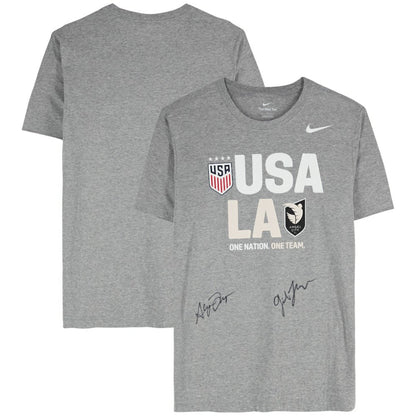 Gisele Thompson & Alyssa Thompson Angel City FC & USWNT Multi-Signed Gray T-Shirt | Fanatics for sale