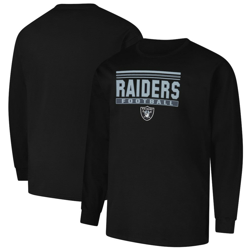 Las Vegas Raiders Profile Big & Tall Pop Long Sleeve T-Shirt - Black online