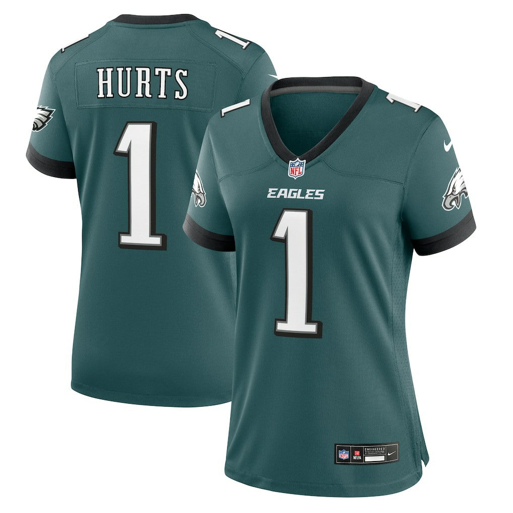 Jalen Hurts Philadelphia Eagles Women's Team Game Jersey - Midnight Green | Nike for sale