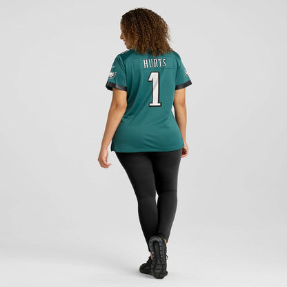 Jalen Hurts Philadelphia Eagles Women's Team Game Jersey - Midnight Green | Nike for sale