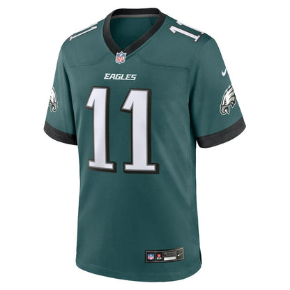 A.J. Brown Philadelphia Eagles Team Game Jersey - Midnight Green | Nike sale