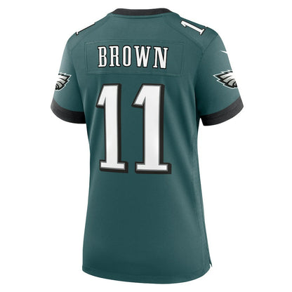 A.J. Brown Philadelphia Eagles Women's Team Game Jersey - Midnight Green | Nike sale