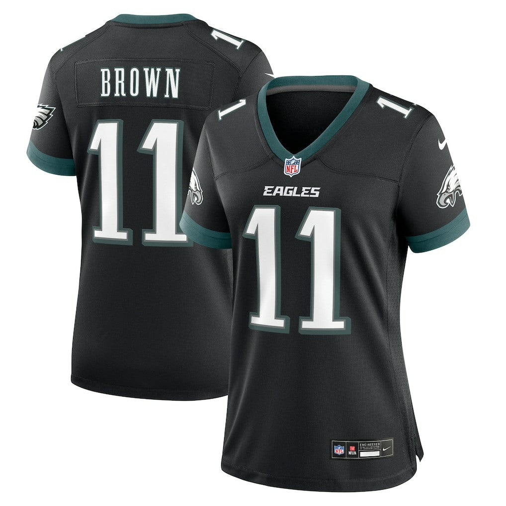 A.J. Brown Philadelphia Eagles Women's Alternate Game Jersey - Black | Nike discount