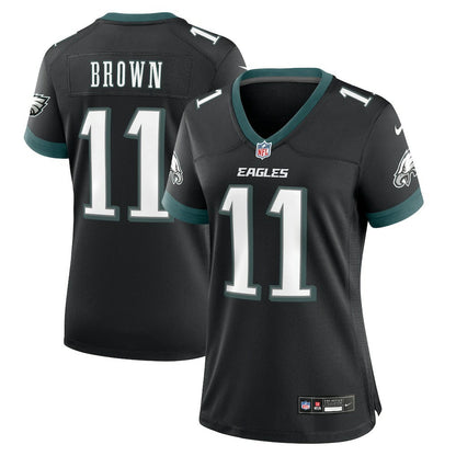 A.J. Brown Philadelphia Eagles Women's Alternate Game Jersey - Black | Nike discount