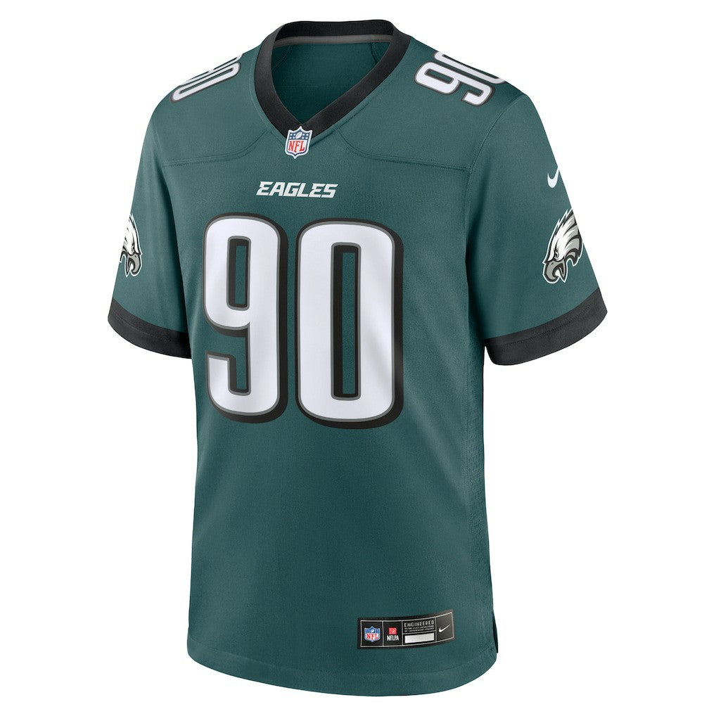 Jordan Davis Philadelphia Eagles Team Game Jersey - Midnight Green | Nike for sale