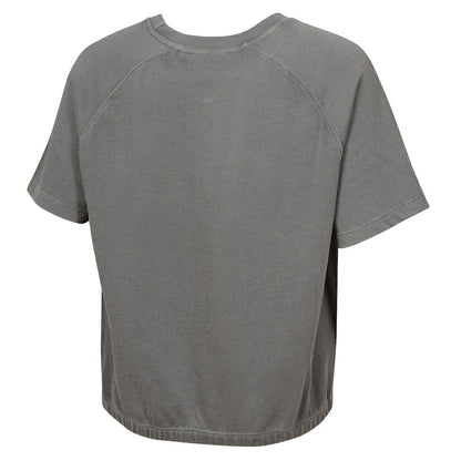 Minnesota Vikings Women's Mineral Wash Short Sleeve Top - Gray outlet