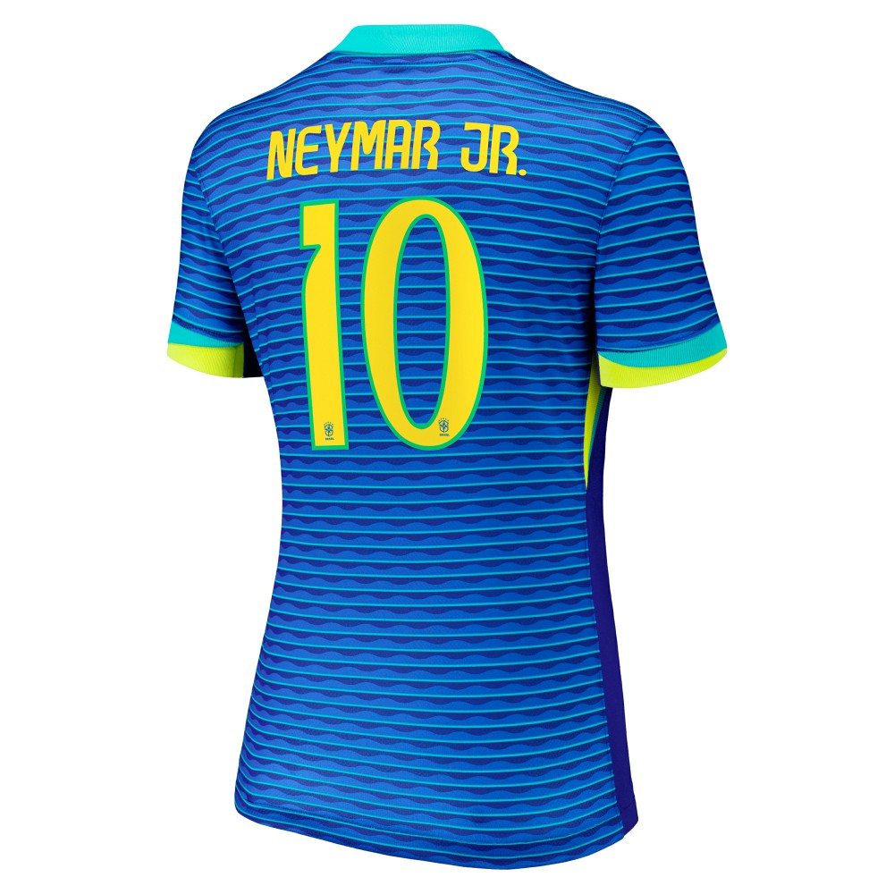Neymar Jr. Brazil National Team Women's 2024 Away Stadium Replica Player Jersey – Blue | Nike on sale