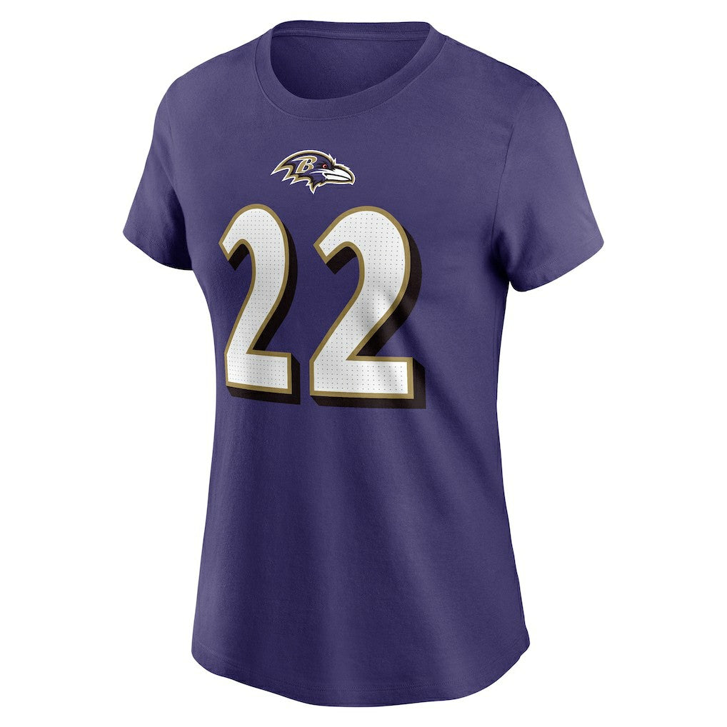 Derrick Henry Baltimore Ravens Women's Player Name & Number T-Shirt - Purple | Nike cheap