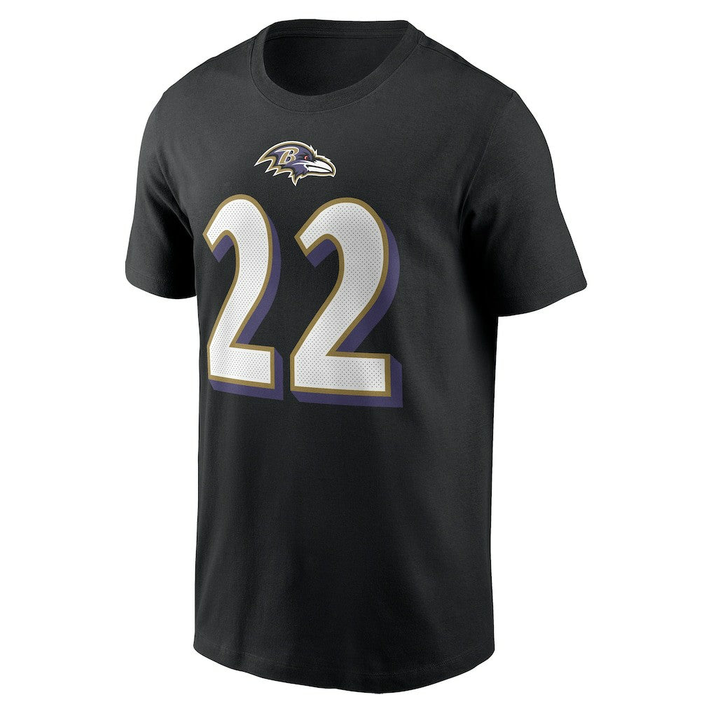 Derrick Henry Baltimore Ravens Player Name & Number T-Shirt - Black | Nike on sale