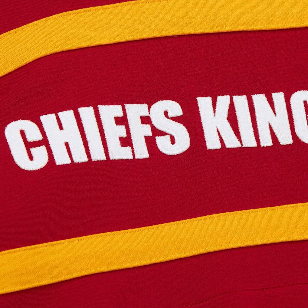 Kansas City Chiefs Vintage Logo Head Coach Fleece Pullover Hoodie - Red outlet