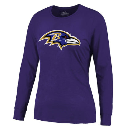 Derrick Henry Baltimore Ravens Majestic Threads Women's Name & Number Long Sleeve T-Shirt - Purple sale