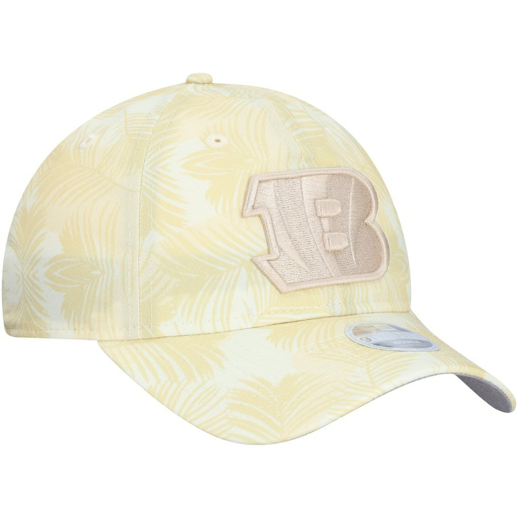 Cincinnati Bengals New Era Women's Frond 9TWENTY Adjustable Hat - Cream outlet