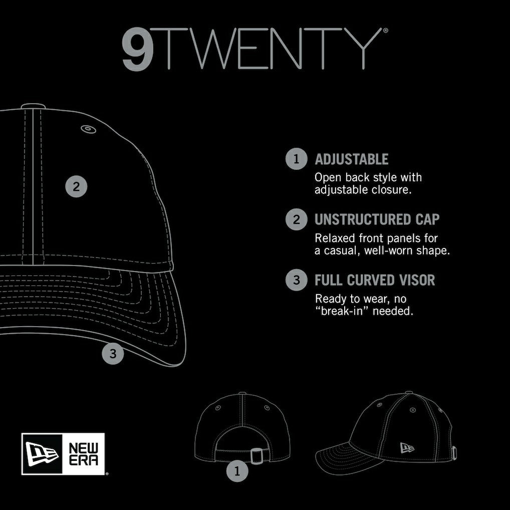 Pittsburgh Steelers New Era Women's Frond 9TWENTY Adjustable Hat - Cream outlet