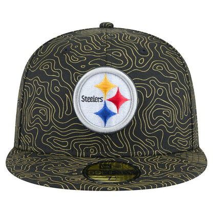 Pittsburgh Steelers New Era Geo 59FIFTY Fitted Hat - Black discount