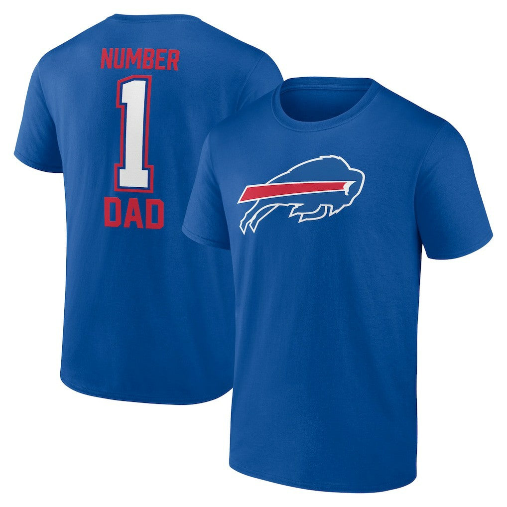 Buffalo Bills Father's Day #1 Dad T-Shirt - Royal sale