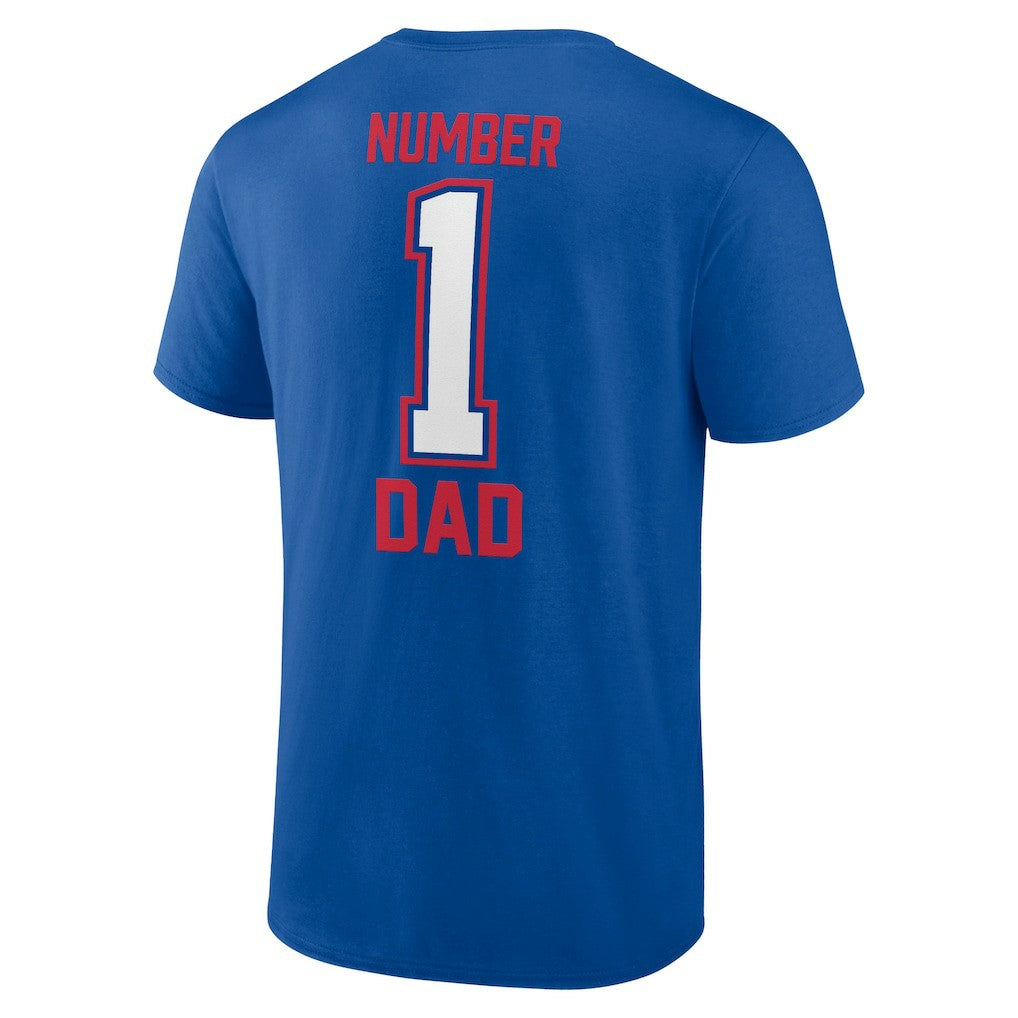 Buffalo Bills Father's Day #1 Dad T-Shirt - Royal sale