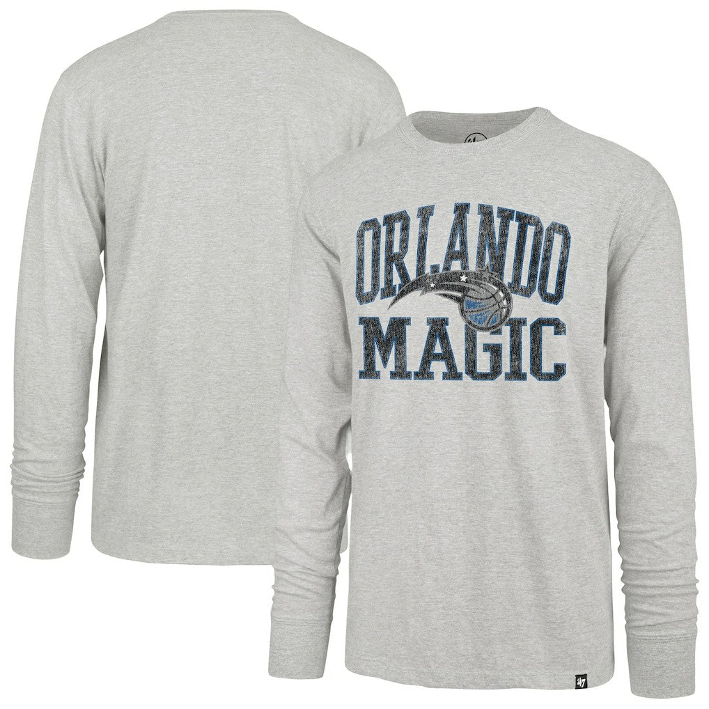 Orlando Magic '47 First Rate Franklin Long Sleeve T-Shirt - Gray | 47 brand on sale