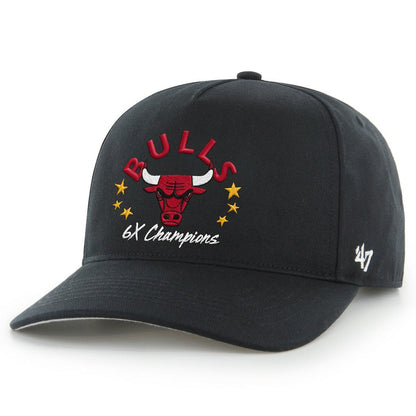 Chicago Bulls '47 Champs Global Star Hitch Adjustable Hat - Black | 47 brand cheap