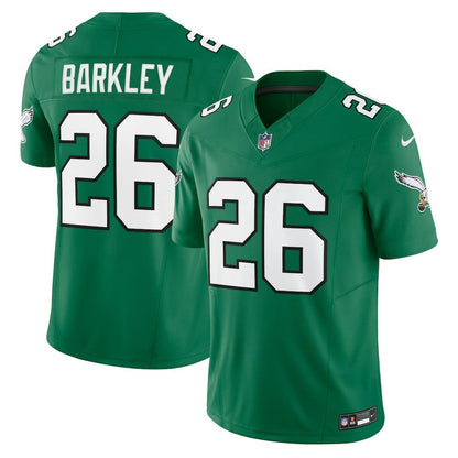 Saquon Barkley Philadelphia Eagles Alternate Vapor F.U.S.E. Limited Jersey - Kelly Green | Nike cheap