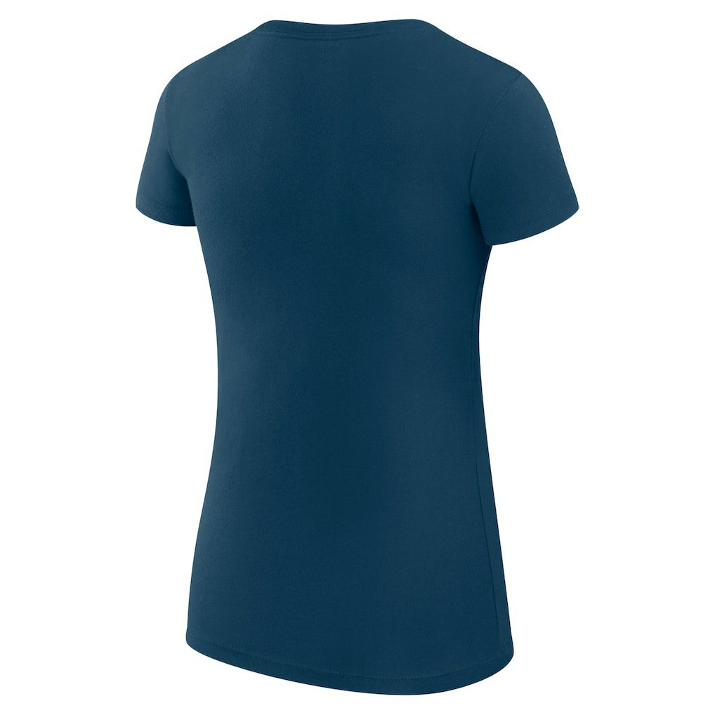 Minnesota Timberwolves G-III 4Her by Carl Banks Women's Super-Slim Fit Lightweight Heart T-Shirt - Navy discount