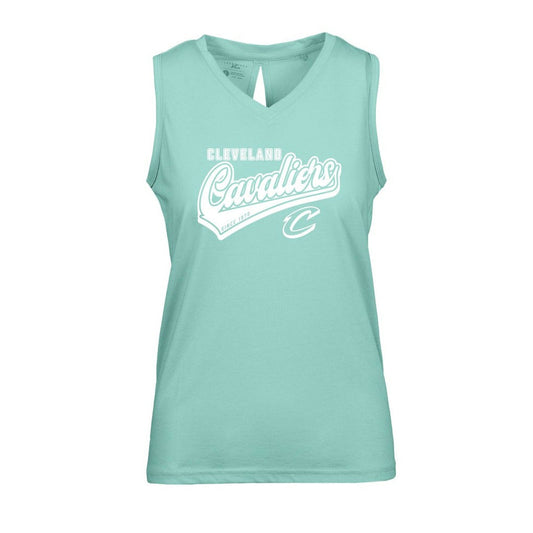 Cleveland Cavaliers Levelwear Women's Paisley Sweep V-Neck Tank Top sale - Mint outlet