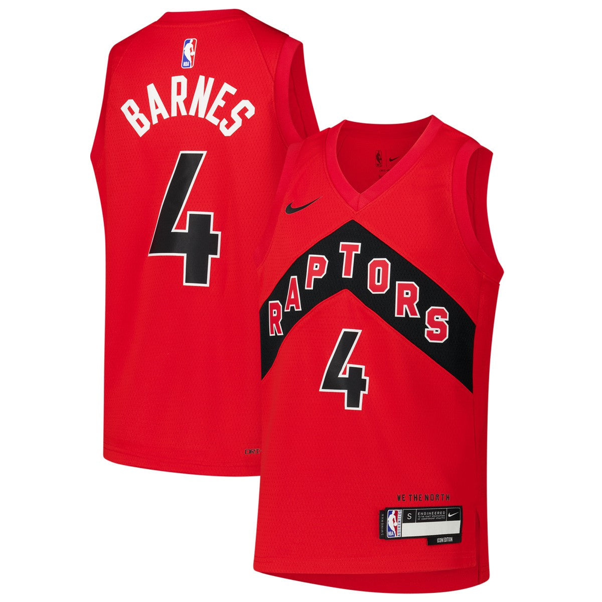 Scottie Barnes Toronto Raptors Youth Swingman Jersey - Icon Edition - Red | Nike on sale
