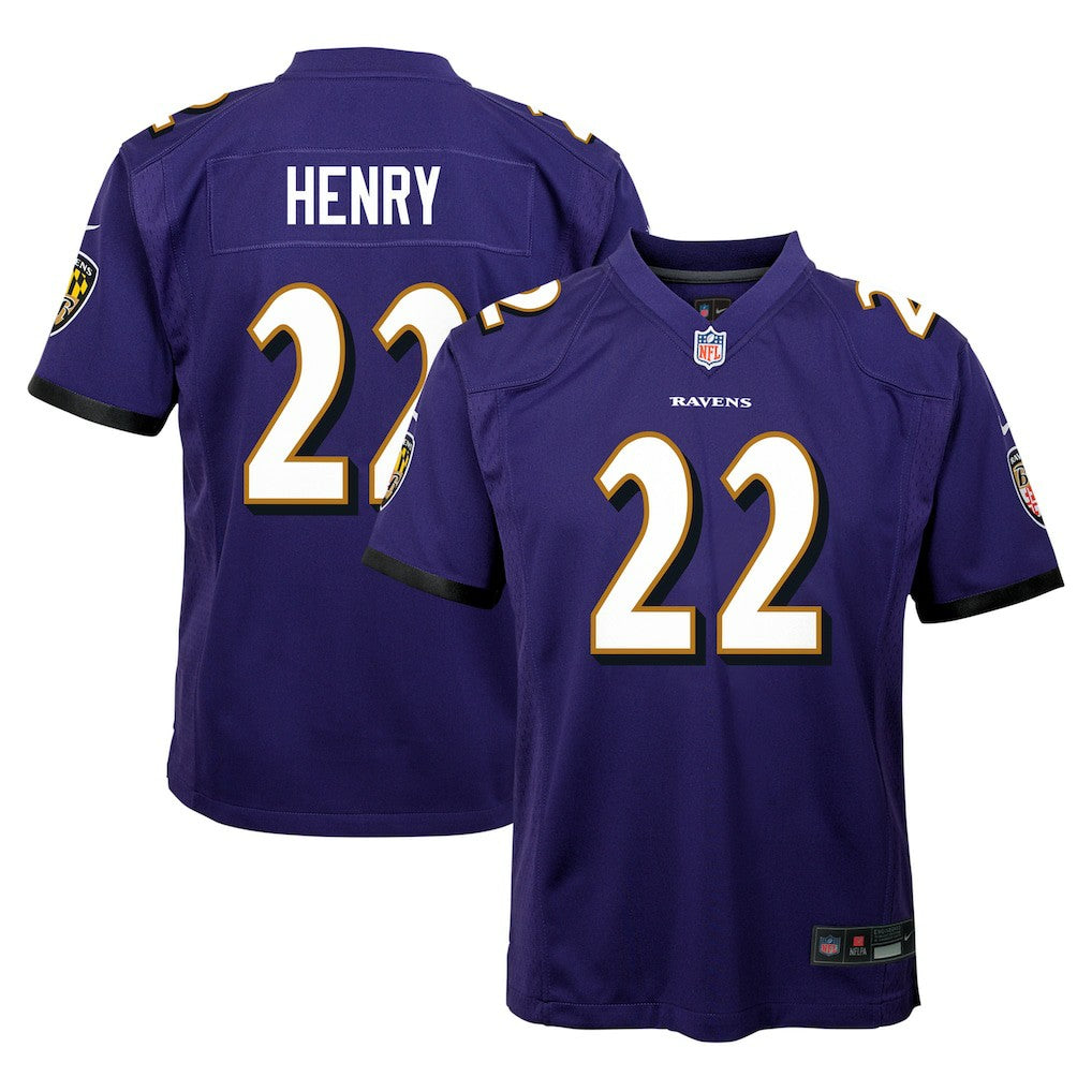 Derrick Henry Baltimore Ravens Youth Game Jersey - Purple | Nike on sale