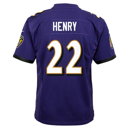 Derrick Henry Baltimore Ravens Youth Game Jersey - Purple | Nike on sale