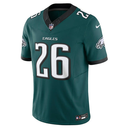 Saquon Barkley Philadelphia Eagles Vapor F.U.S.E. Limited Jersey - Midnight Green | Nike cheap