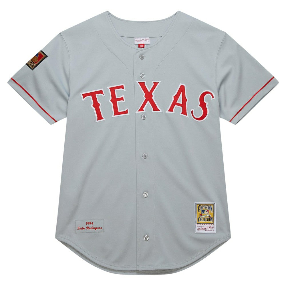 Ivan RodriguezTexas Rangers 1994 Cooperstown Collection Authentic Dark Jersey - Gray | Mitchell & Ness
