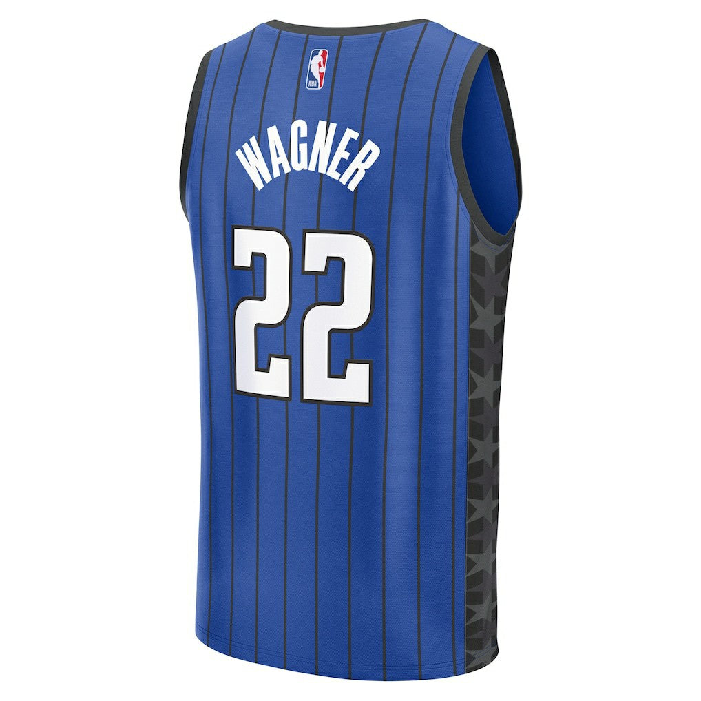 Franz Wagner Orlando Magic Fast Break Replica Player Jersey - Statement Edition - Blue | Fanatics shop