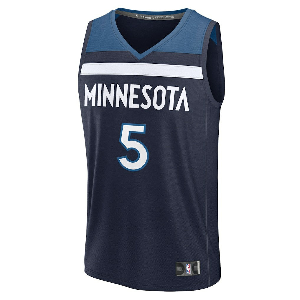 Anthony Edwards Minnesota Timberwolves Fast Break Replica Player Jersey - Icon Edition - Navy | Fanatics cheap