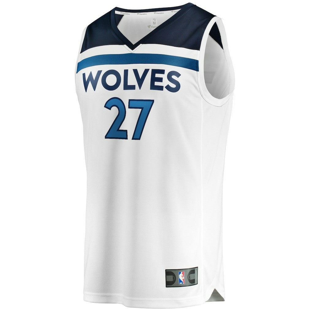 Rudy Gobert Minnesota Timberwolves Fast Break Replica Player Jersey - Association Edition - White | Fanatics cheap