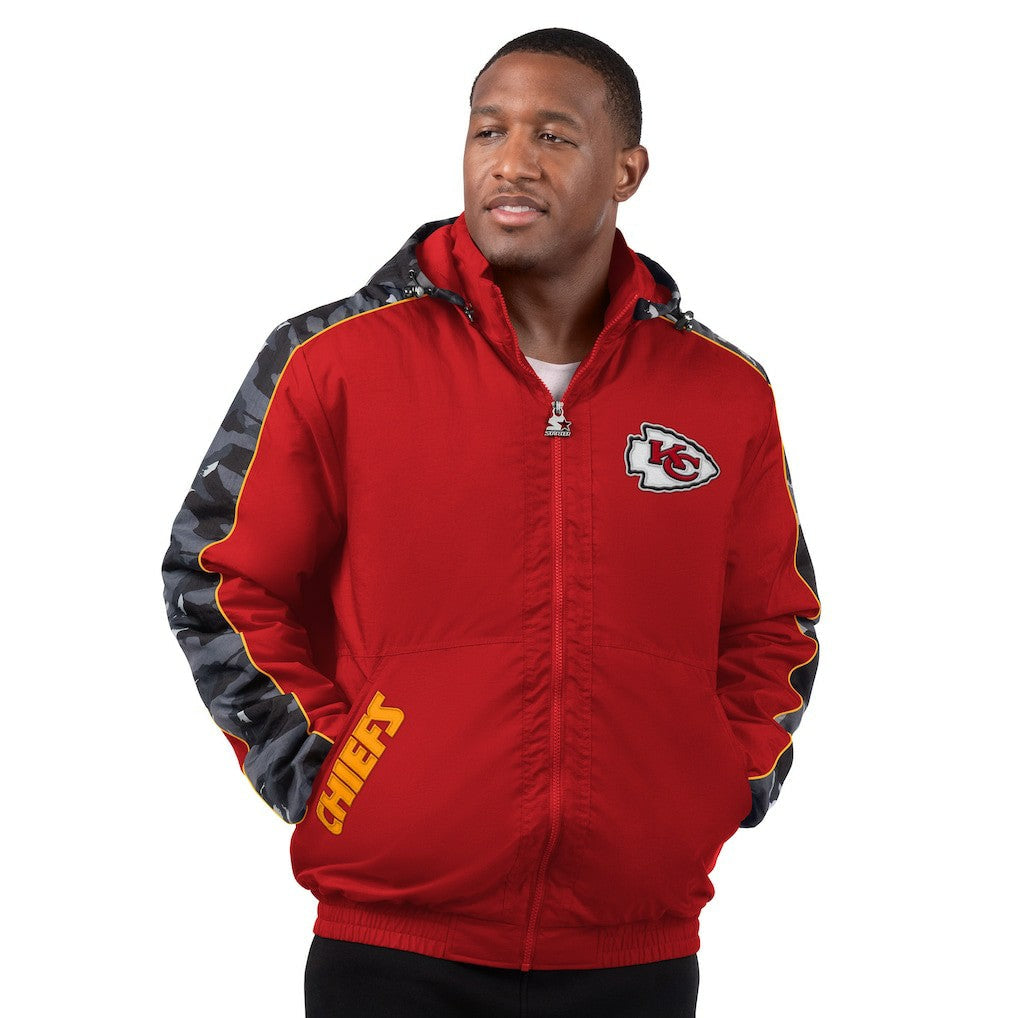 Kansas City Chiefs Starter Thursday Night Gridiron Full-Zip Jacket - Red discount