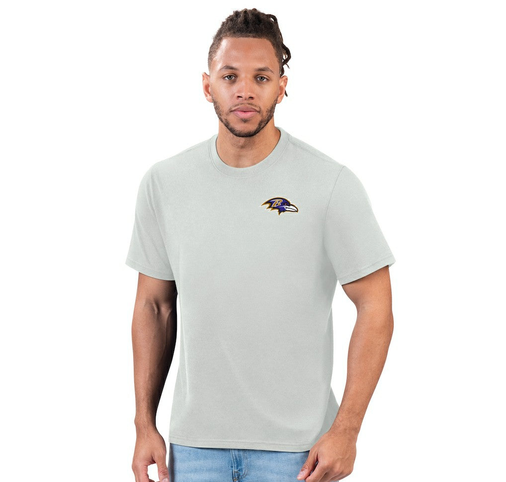 Baltimore Ravens Margaritaville Flip Flop T-Shirt - Gray discount