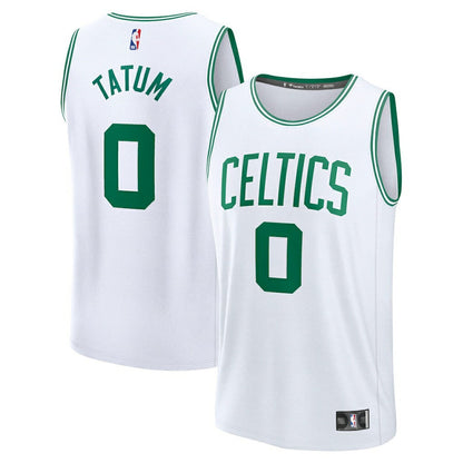 Jayson Tatum Boston Celtics Fast Break Replica Player Jersey - Association Edition - White | Fanatics for sale