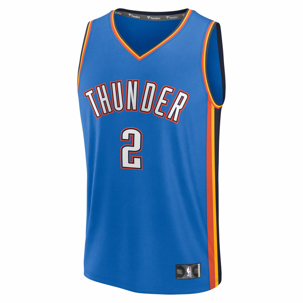 Shai Gilgeous-Alexander Oklahoma City Thunder Fast Break Replica Player Jersey - Icon Edition - Blue | Fanatics outlet