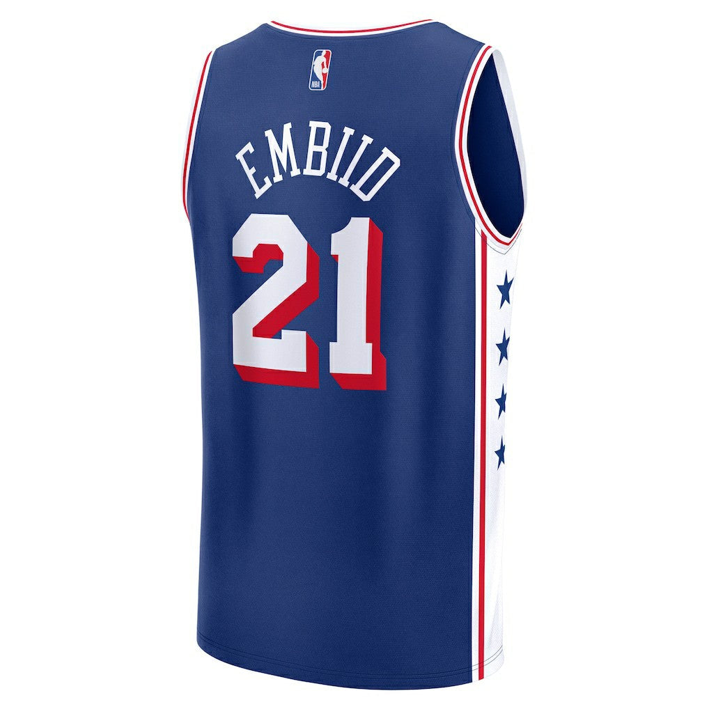 Joel Embiid Philadelphia 76ers Youth Fast Break Replica Player Jersey - Icon Edition - Royal | Fanatics shop