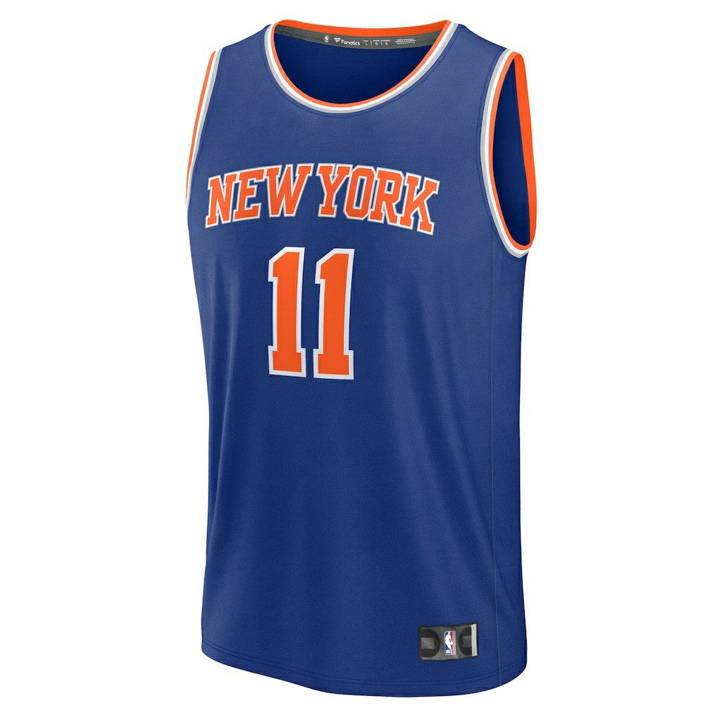 Jalen Brunson New York Knicks Fast Break Replica Player Jersey - Icon Edition - Blue | Fanatics discount