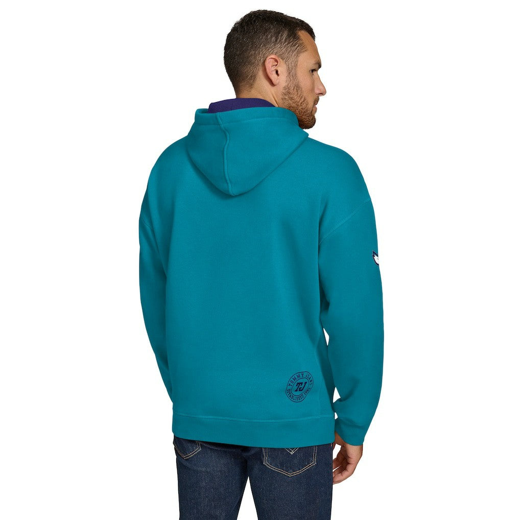 Charlotte Hornets Tommy Jeans Sebastian Pullover Hoodie - Teal cheap