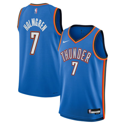 Chet Holmgren Oklahoma City Thunder Youth Swingman Jersey - Icon Edition - Blue | Nike for sale