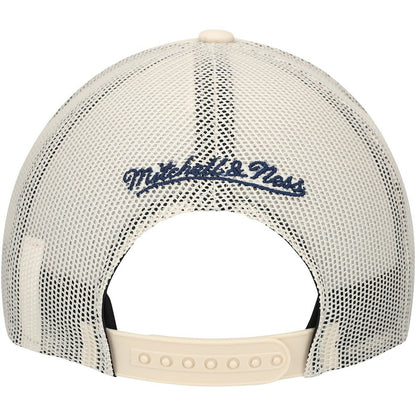 New Orleans Pelicans Trucker Adjustable Hat - Cream | Mitchell & Ness cheap