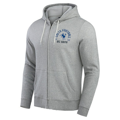 Indianapolis Colts Darius Rucker Collection Vintage Stripe Full-Zip Hoodie - Heather Gray sale