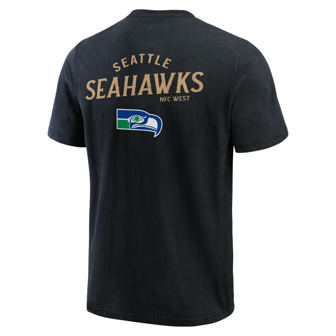 Seattle Seahawks Darius Rucker Collection Washed Henley T-Shirt - Black for sale