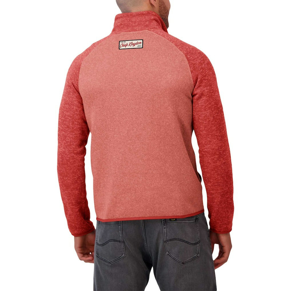 Kansas City Chiefs Darius Rucker Collection Tonal Quarter-Zip Jacket - Red for sale