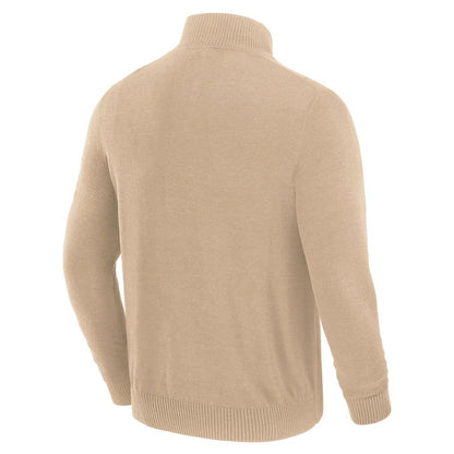 Kansas City Chiefs J. Palmer Franchise Quarter-Zip Sweater - Tan discount